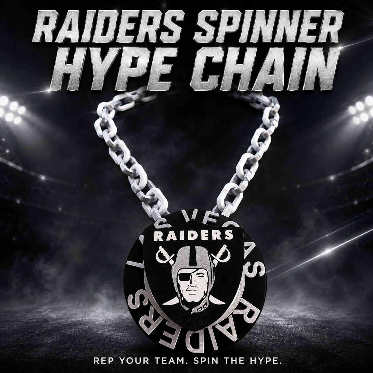 Raiders Spinner Hype Chain