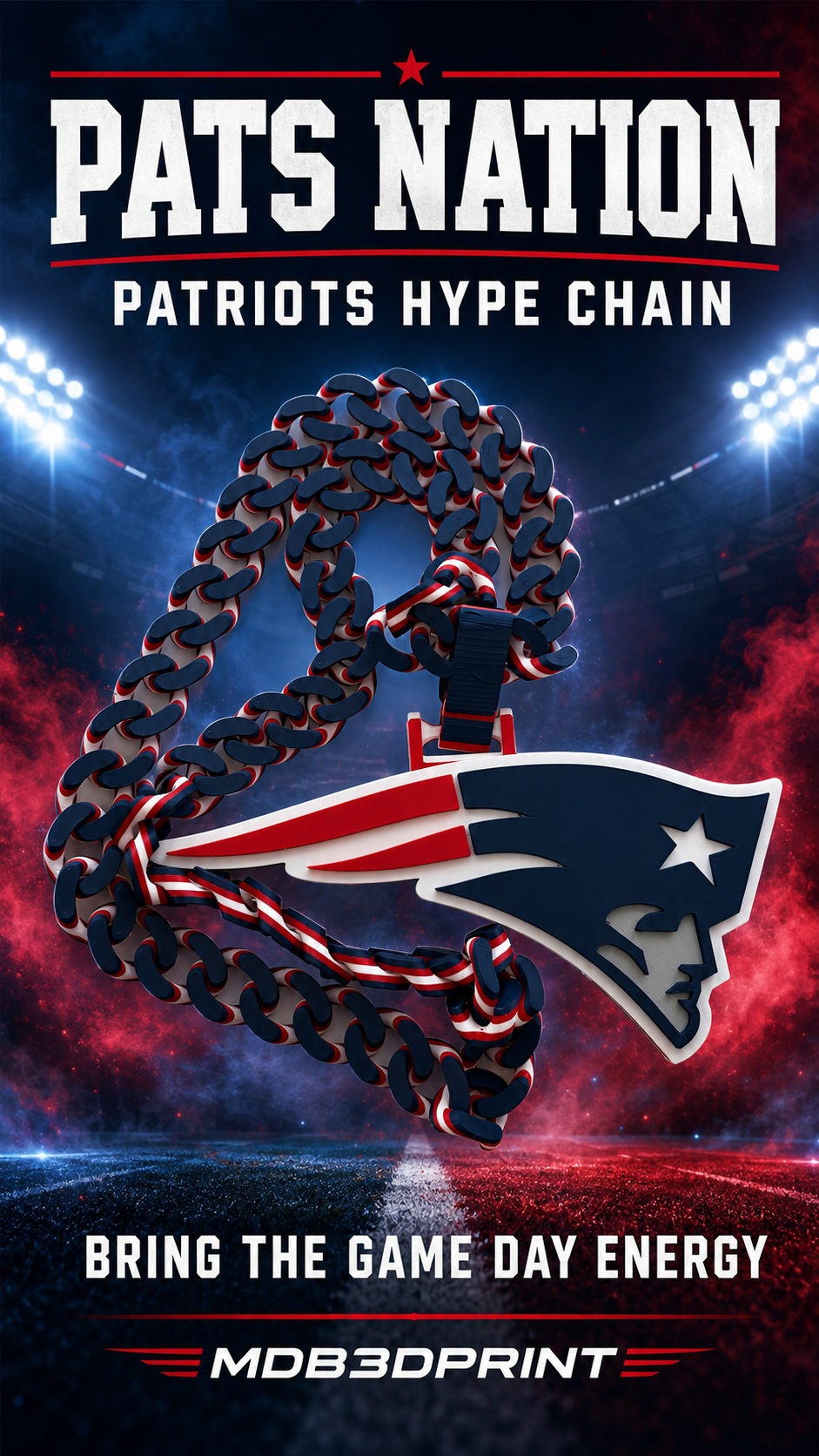 New England Patriots hype chain ￼
