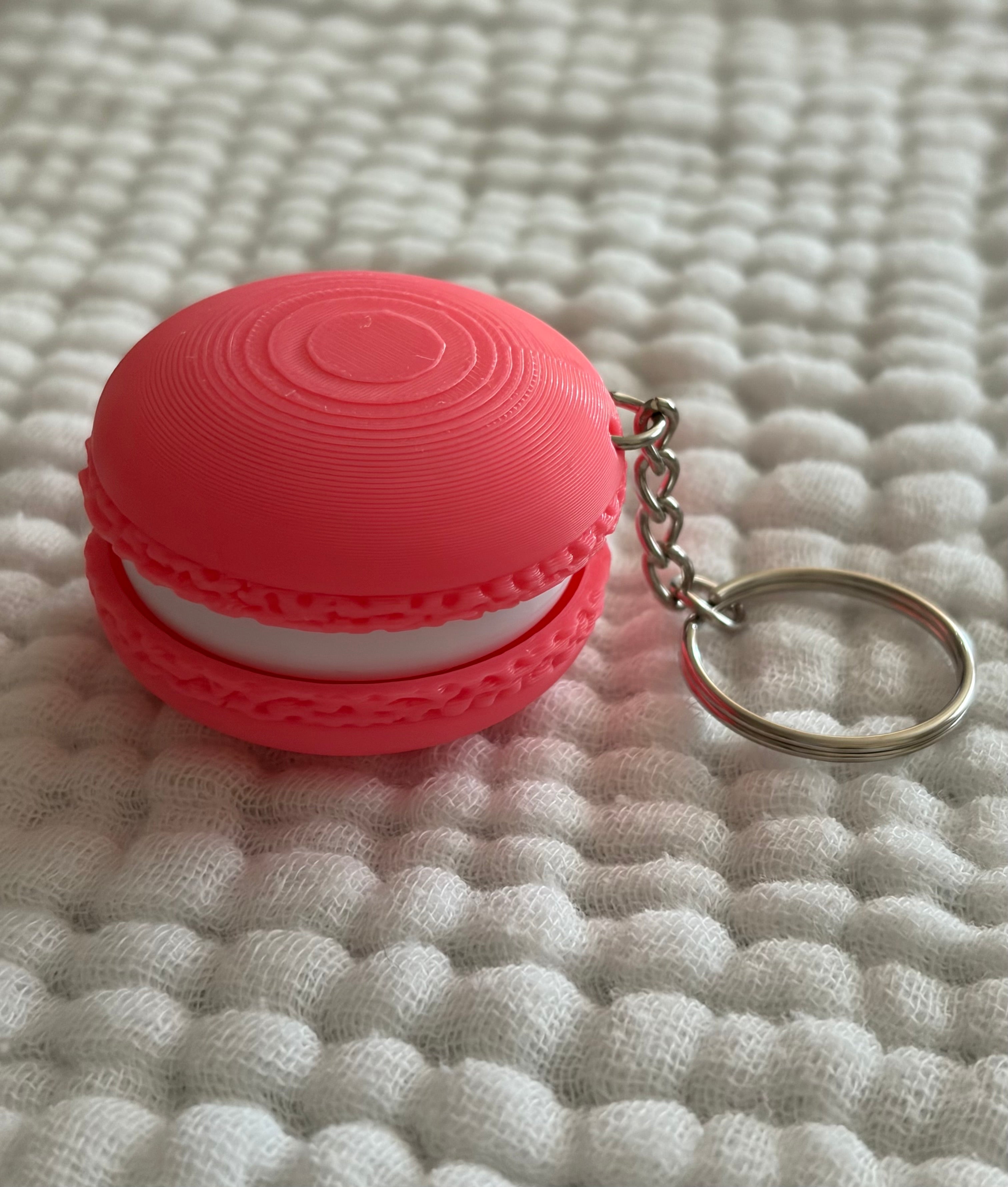 Macaroon Fidget Clicker Keychain